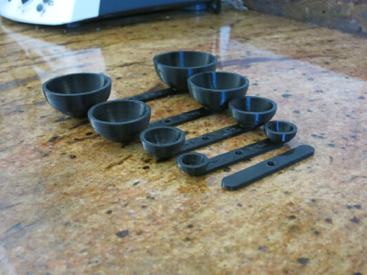 Measuring Spoons | 3d print model