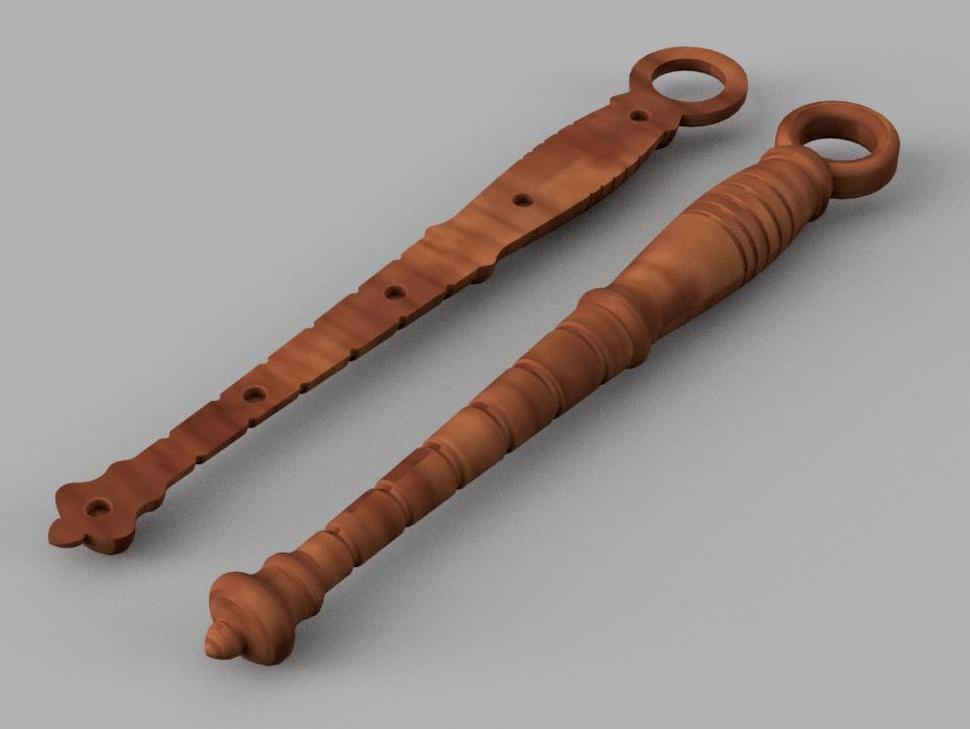 Ring (finger) distaff _ Spinnrocken oder Fingerkunkel