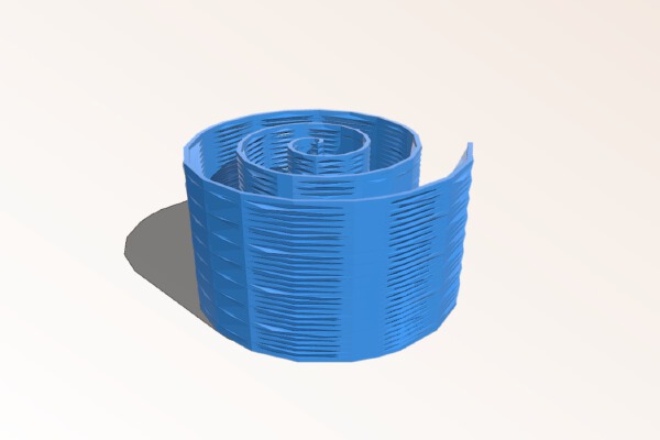 r = theta (Cinnamon Roll) | 3d print model