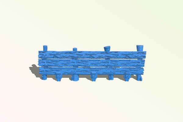 3D FANTASY FOOTBALL DUGOUTS VOL 1 Kickstarter "Billboard" Sample | 3d print model
