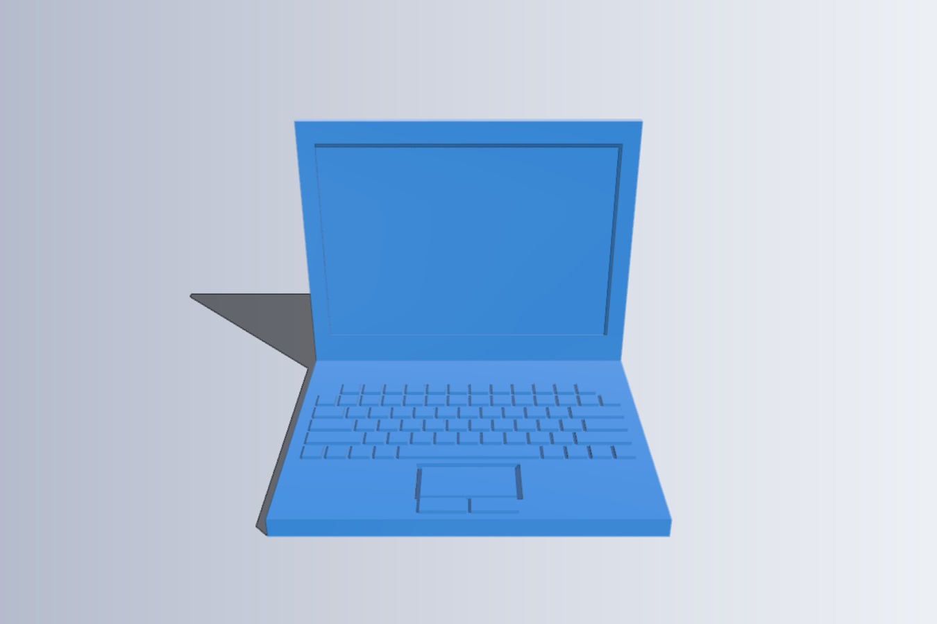 Laptop Computer - Barbie Sized - Resized to Actual