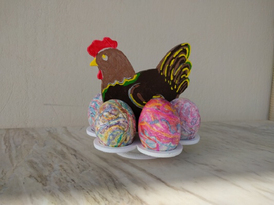 Easter Egg Chicken Holder | 3d print model