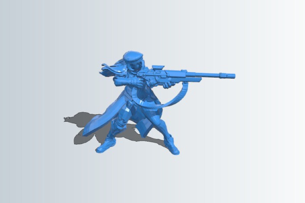 Overwatch Ana Sniper RPG Figure | 3d print model