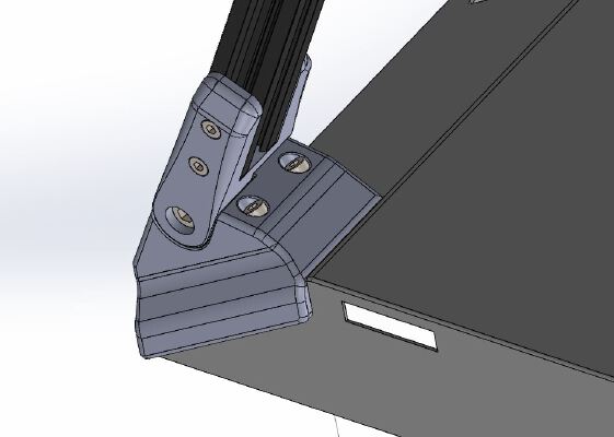 Renforts structure CR-10s Pro | 3d print model