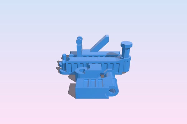 Jet Bridge 1:400 Scale | 3d print model