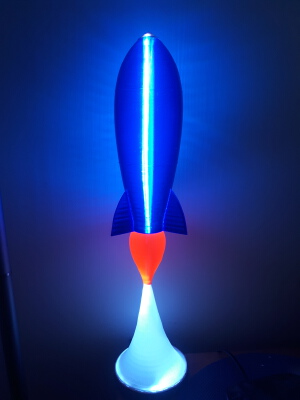 Rocket Lamp | 3d print model