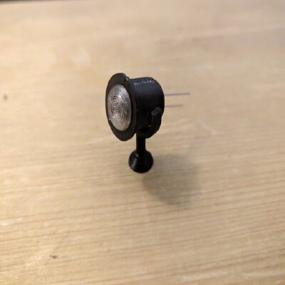 RC Spotlight with LED (3mm) | 3d print model