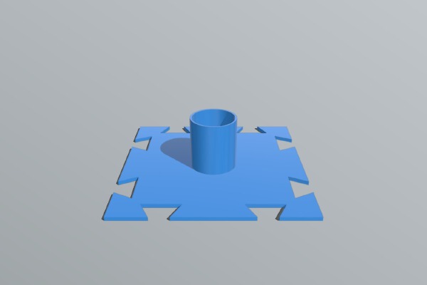 rotating mini fig painting stand | 3d print model