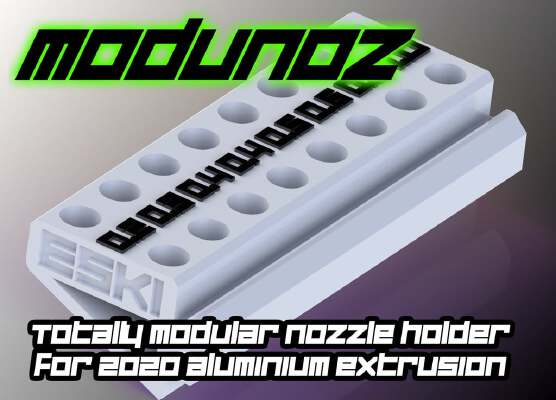Modunoz - The modular nozzle holder for 2020 aluminium extrusion | 3d print model