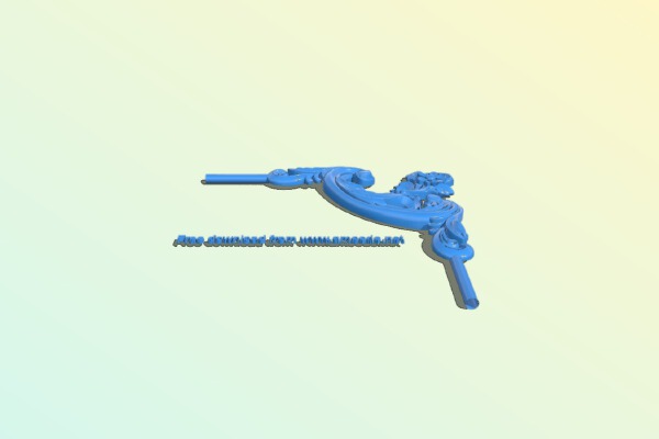Pattern in the corner | 3d print model