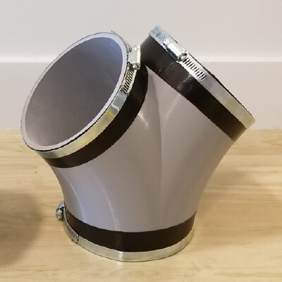 4" 6" & 8" - 4 6 and 8 Inch Duct Wye - Y Splitter | 3d print model