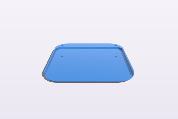 apple tv cover with detachable bottom | 3d print model
