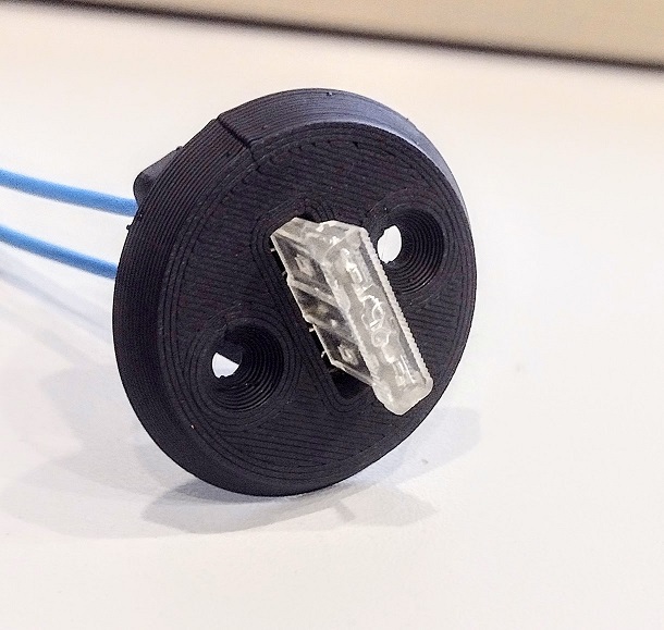 Round 40mm ATO car fuse holder for panel mounting (Single_Double)