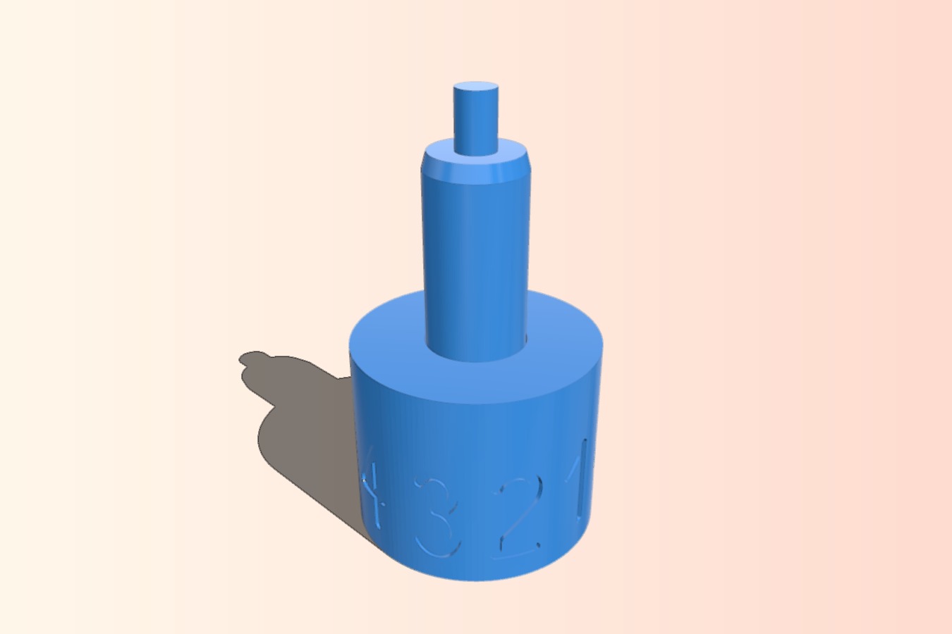 Dials with Debossed Numbers for Curta Calculator Type I scaled at 3:1