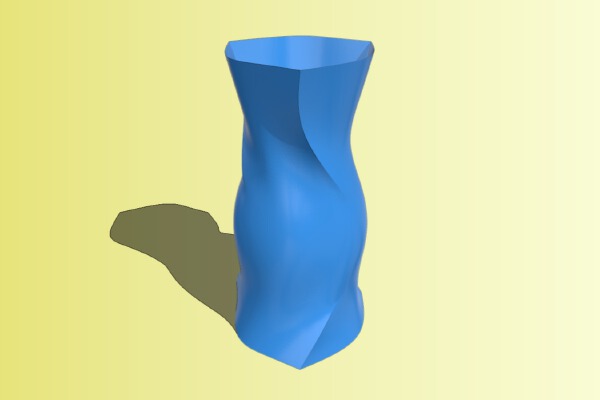 Simply Distorted Vase #4 | 3d print model