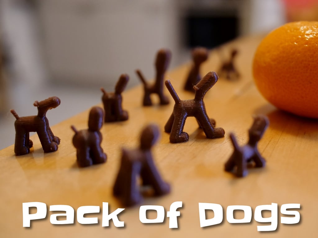 Configurable pack of dogs