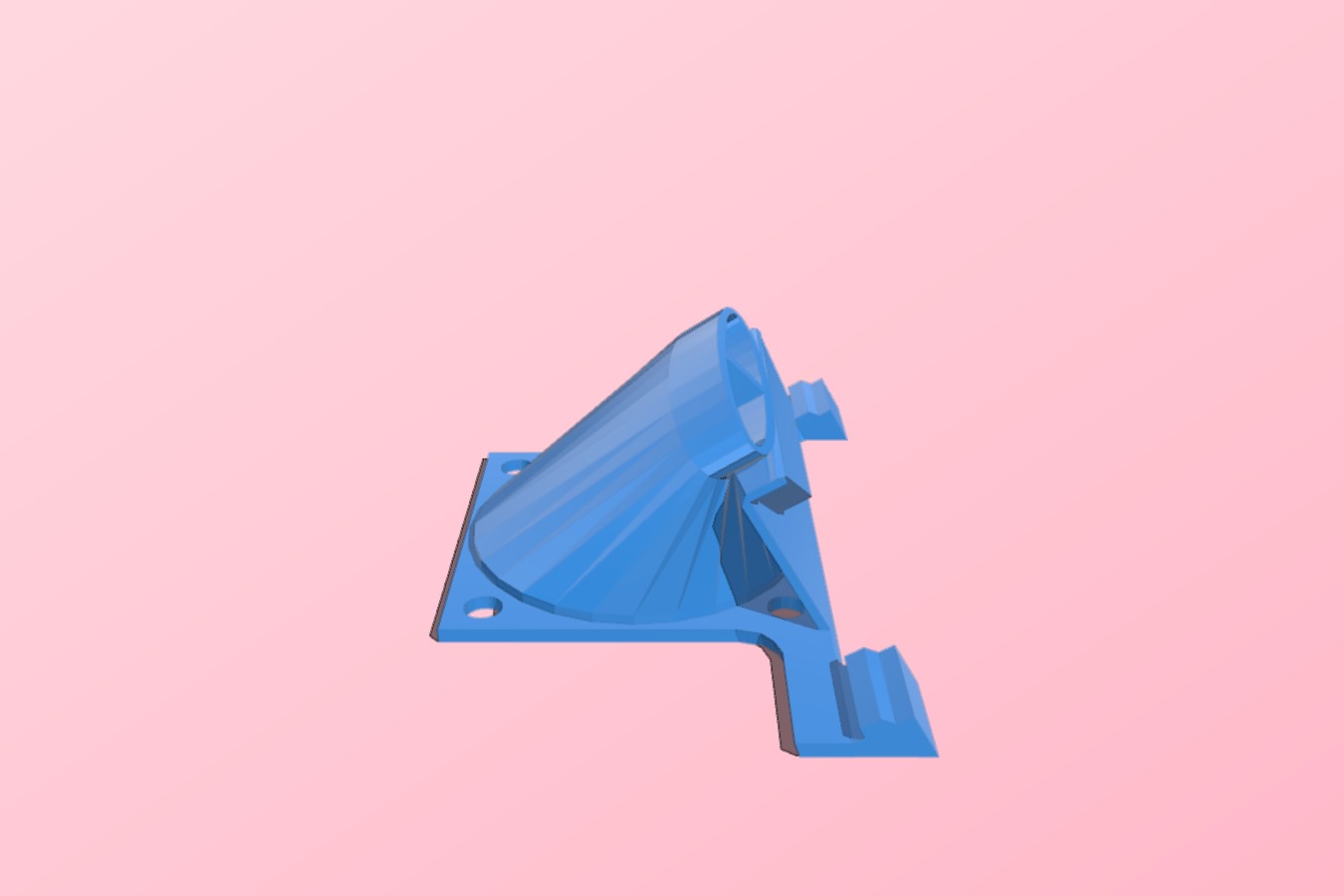 Cooling fan hanger for FlashForge Creator 3D printer