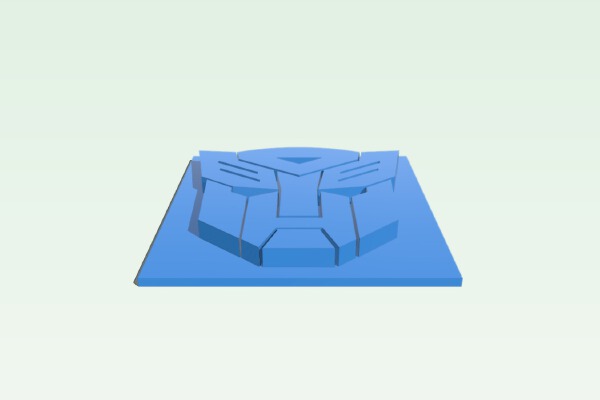 Autobot Transformer Badge | 3d print model