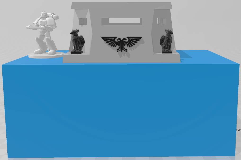 Pre-Fab Bunker Lookout for top of building - WH40k
