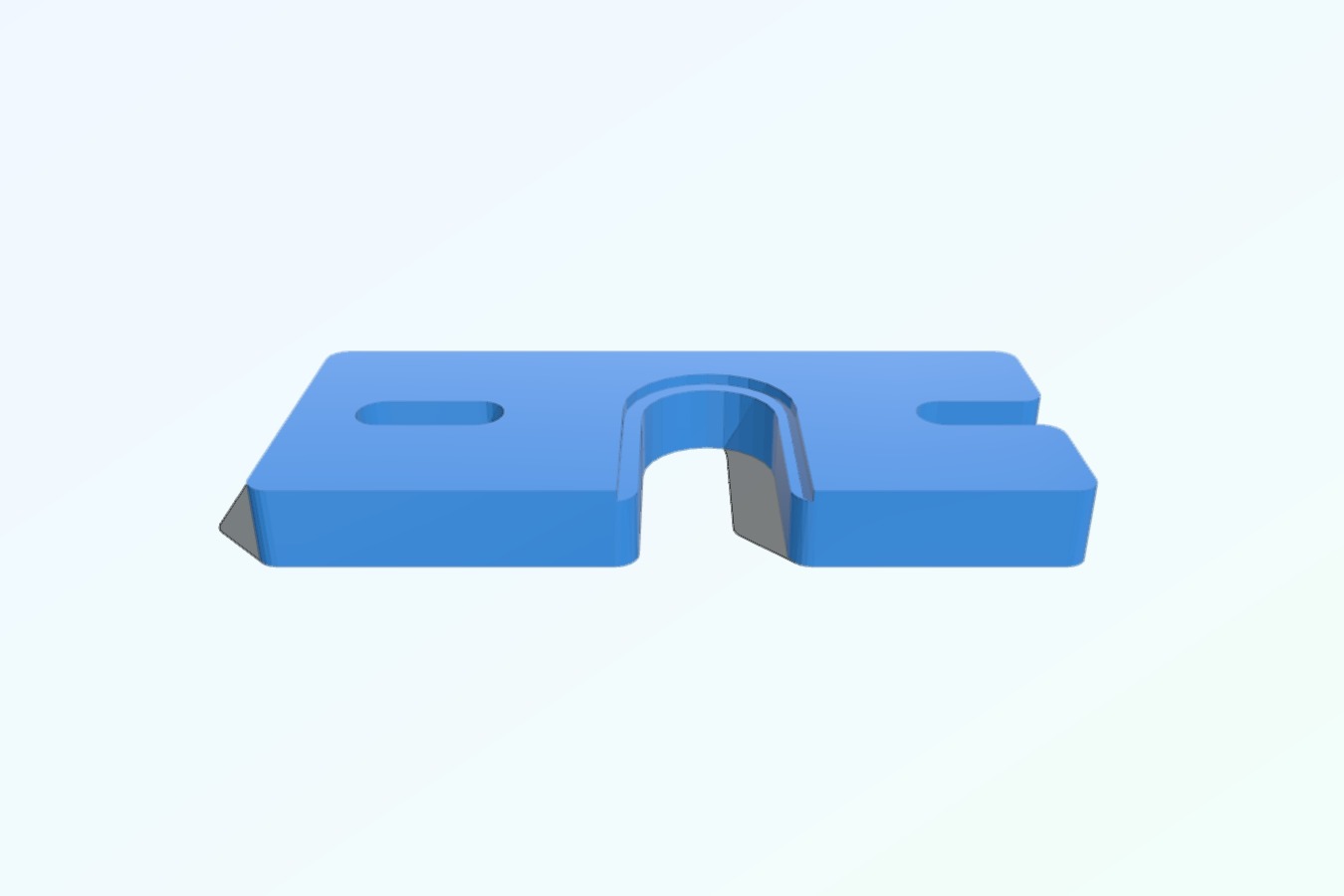 HotEnd mounting plate Reprap 6mm insulator groove