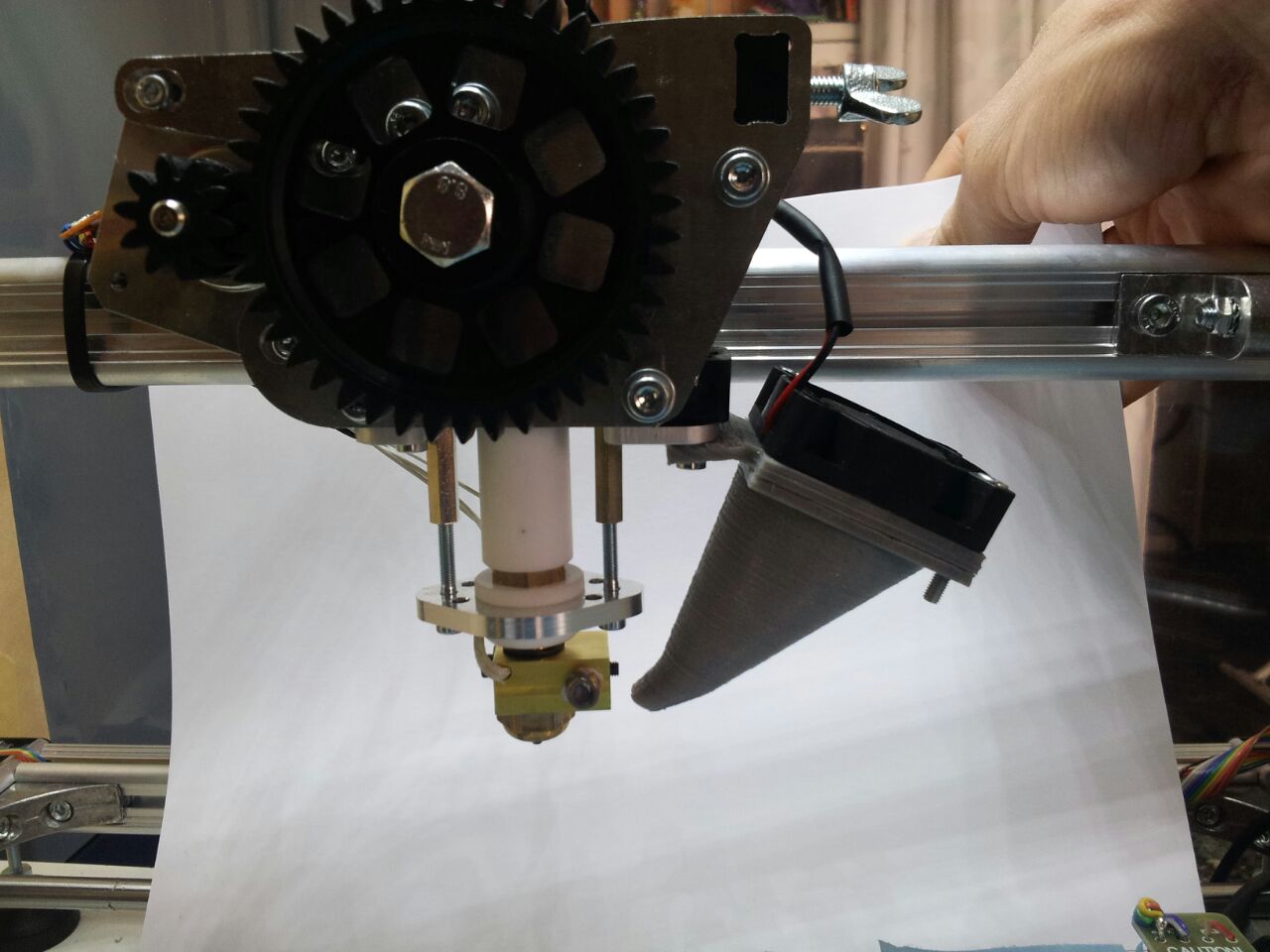 Fan duct for 3drag