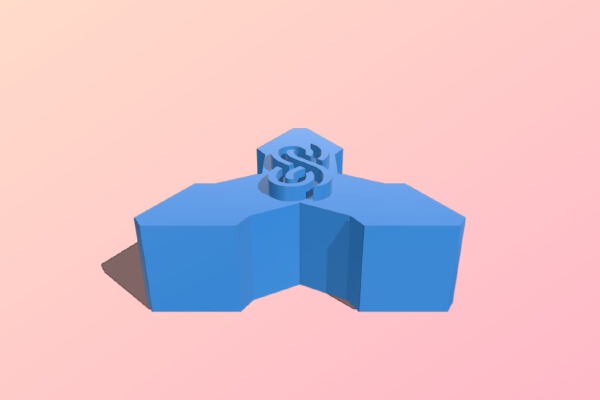 Tetrahedral Racks with Endcaps and Pins | 3d print model