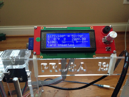 Prusa i3 LCD mounts for 6mm sheet frame | 3d print model