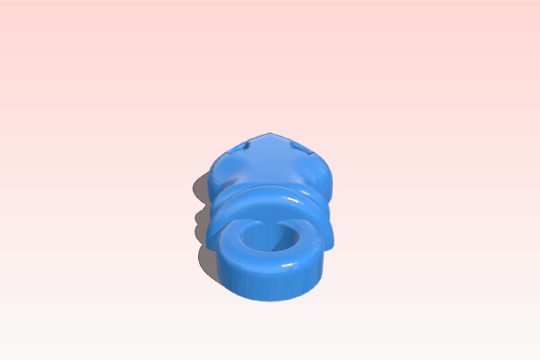 Snake head ornament | 3d print model