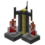 Minecraft Brewing Stand W_ Potions