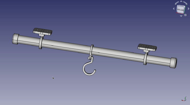 Kitchen Pan Rack _ Pot Hanger | 3d print model