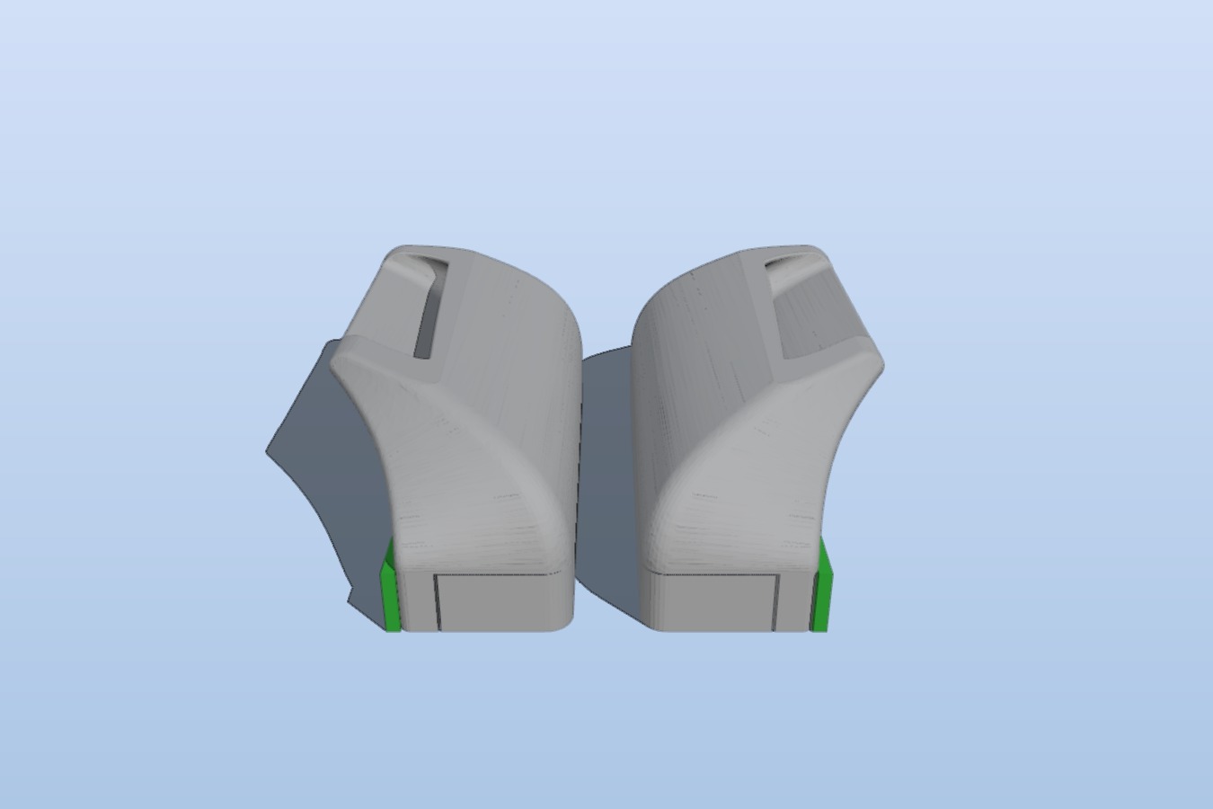D3 Hero Tenlog Stock Ducts with nut holes