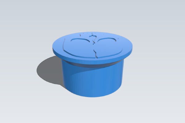 Wheel Nut Cap 21mm (Fiat Ducato) | 3d print model