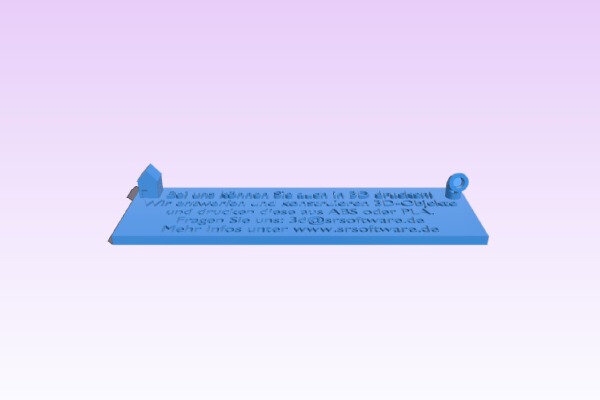 Just some experimental advertisement article | 3d print model