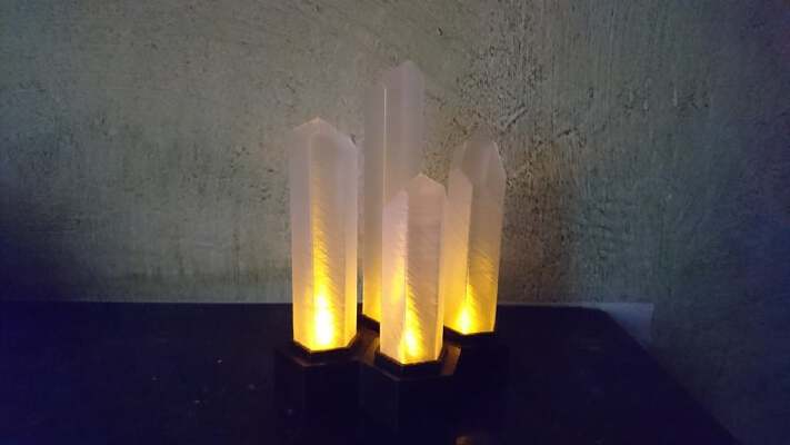 Light up Goa'uld Power Crystal | 3d print model