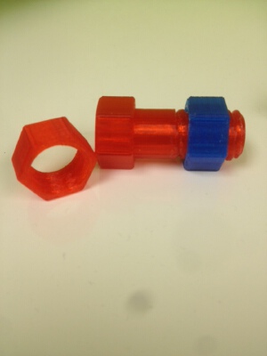 Ingocraft long bolt and nut | 3d print model