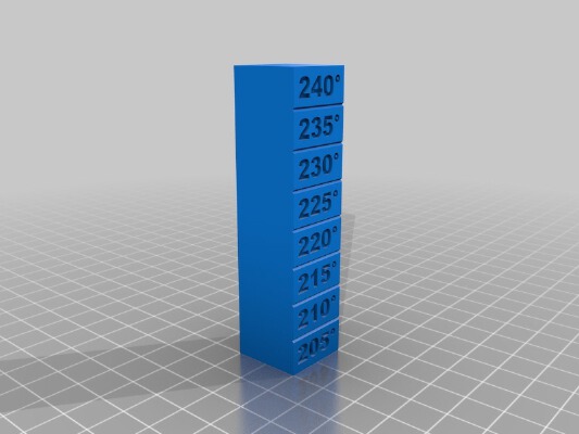 Temperature Test | 3d print model