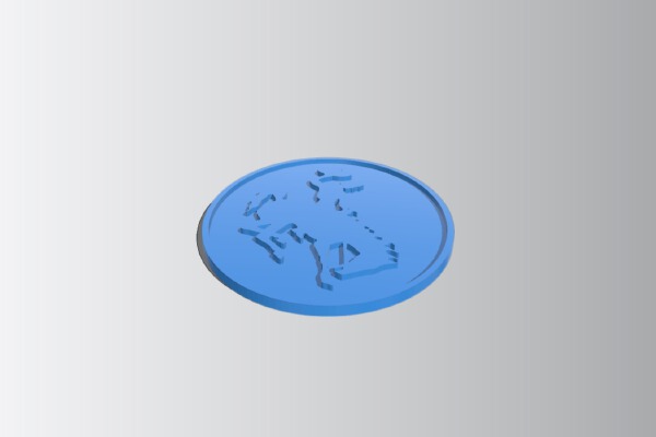 Wyoming Fridge Magnet | 3d print model