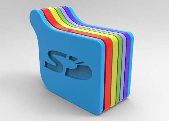 sd_micro sd holder remix | 3d print model