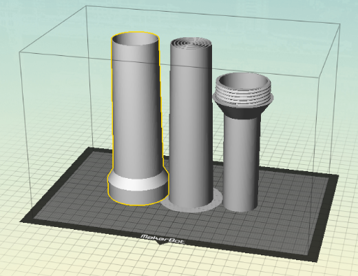 Star Wars Like Lightsaber - 1 Telescoping Print, NO Supports | 3d print model