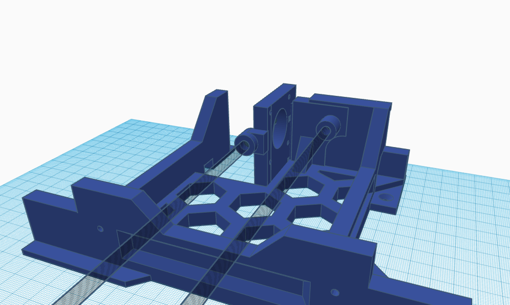 Anet A8 Frame Braces w_Y-Axis Belt Tension Rods