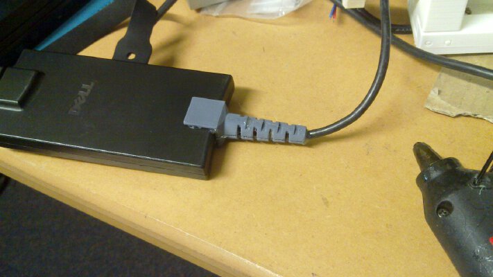 Dell E5500 Charger Strain Relief | 3d print model