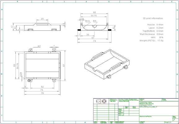 A123 LiFePo4 2500mAh RC battery pack holder | 3d print model