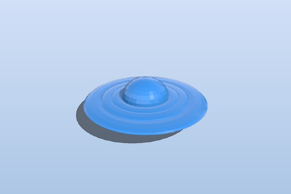generic UFO | 3d print model