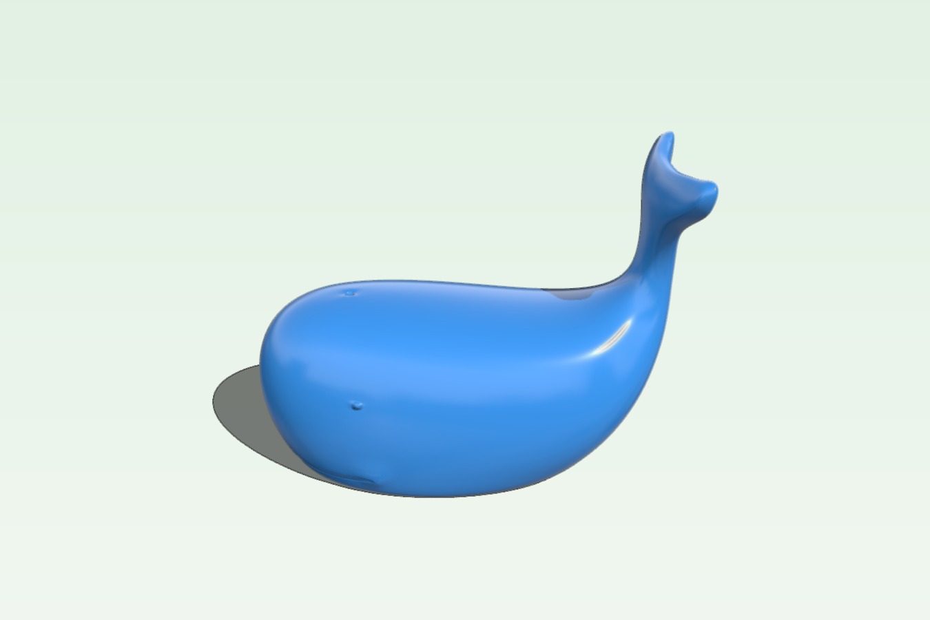Cute Whale Easier Print