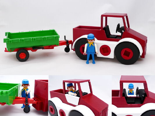 Toy Transporter (Playmobil compatible) | 3d print model