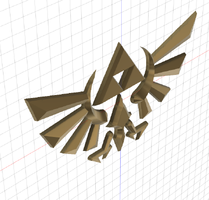 Zelda - Hylian Symbol | 3d print model