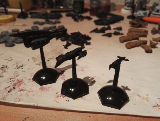 Eclipse First edition Orion hegemony ships | 3d print model