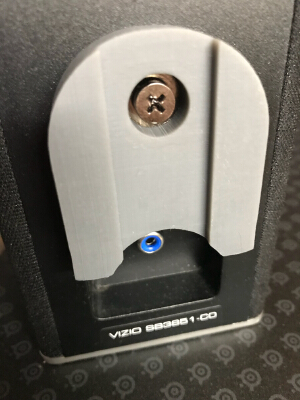 Vizio Surround Speaker Mount for 3M Command Velcro Strips | 3d print model