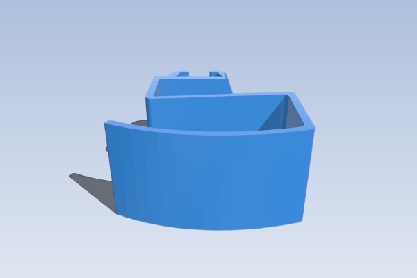 Headset Hanger w_ bluetooth adapter slot | 3d print model