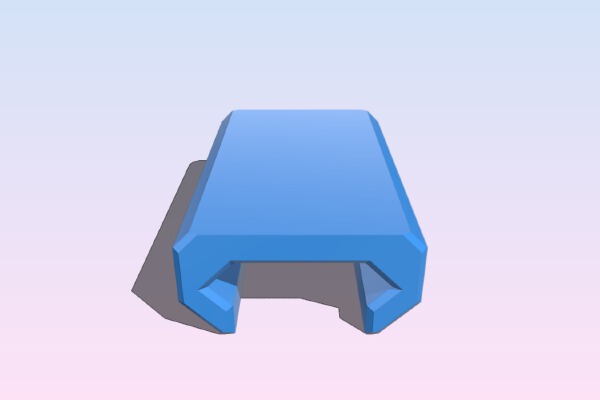 RIS Rail template | 3d print model
